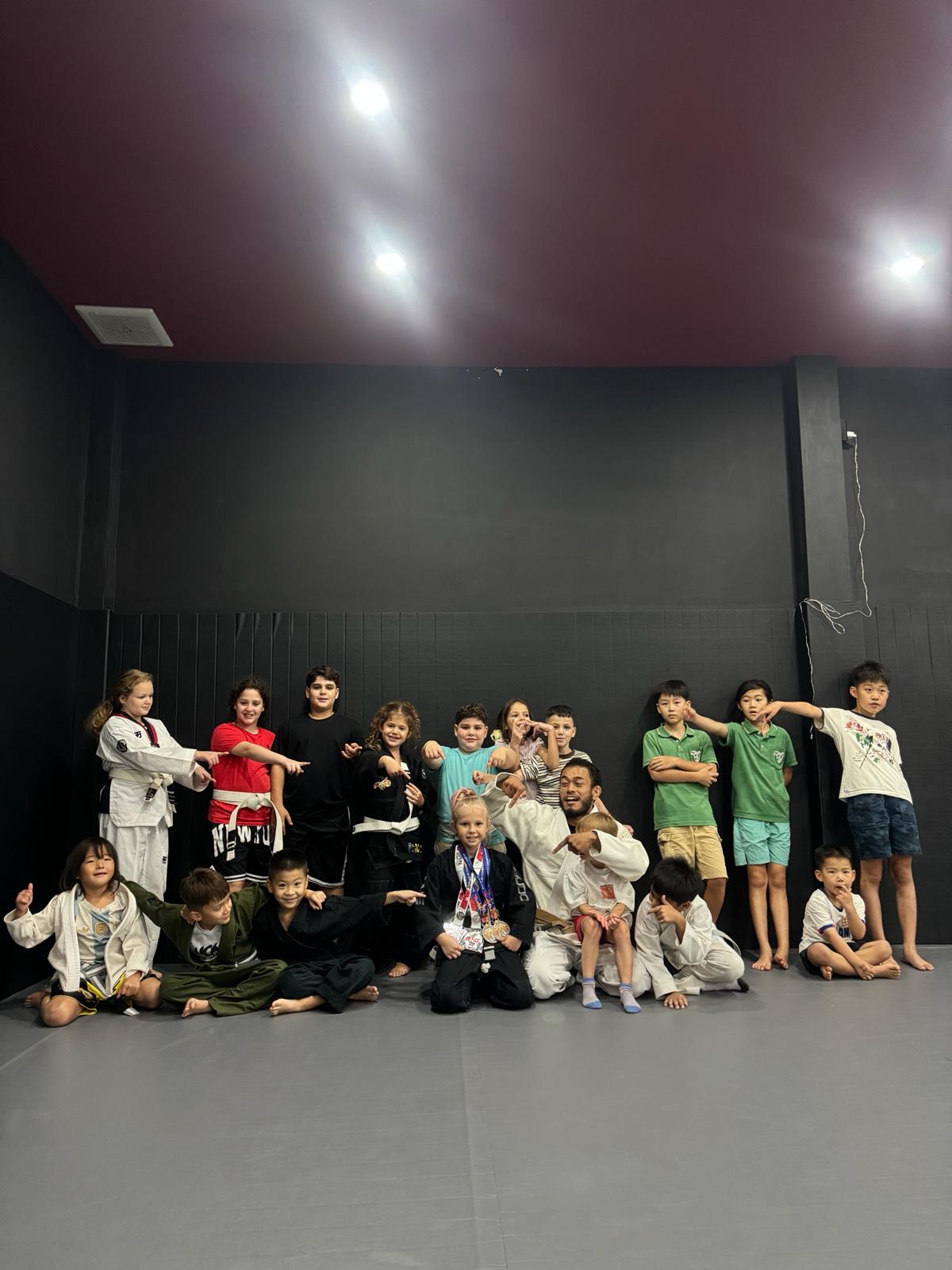 Kids summer camp training at Lions MMA Club Phuket