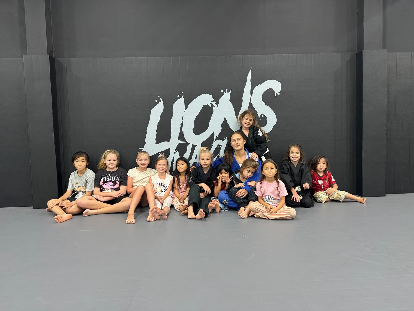 Kids BJJ and Muay Thai summer class at Lions MMA Club Phuket