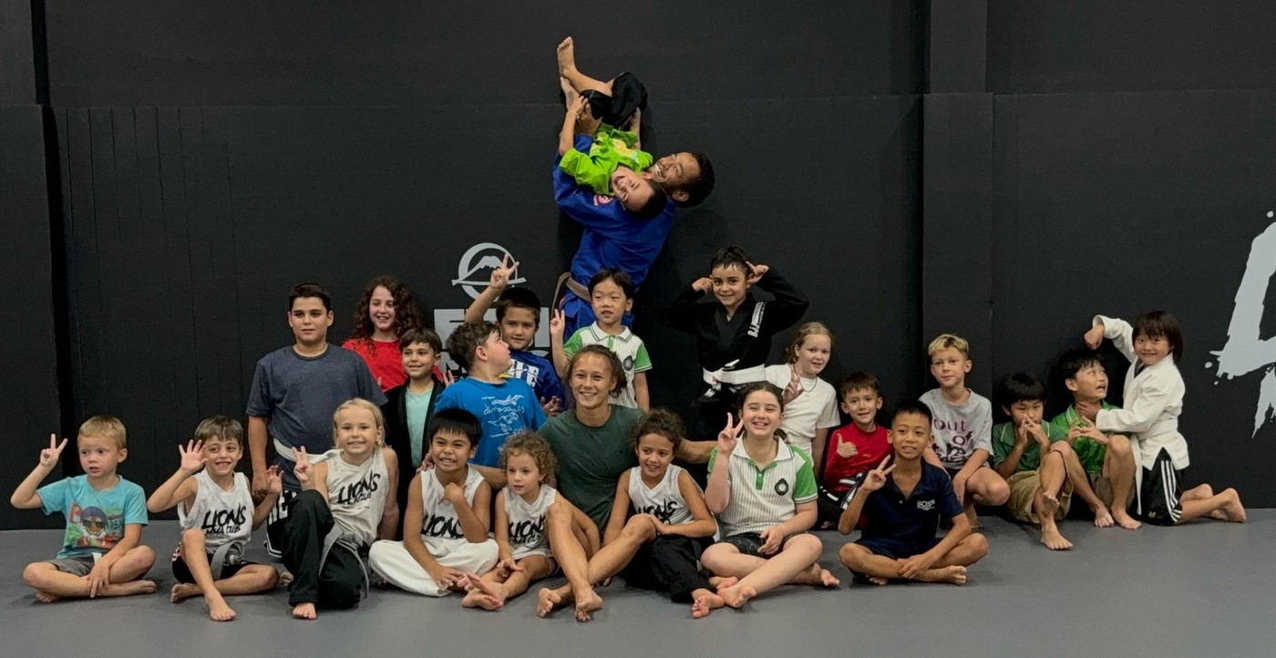 Kids BJJ Phuket class at Lions MMA Club Chalong